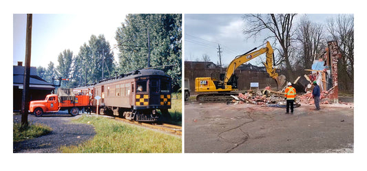 LE&N Railway Substation in Simcoe has been demolished!